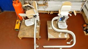 Testing curved stairlifts before installation