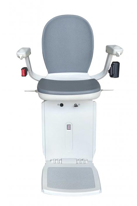 Acorn 180 Curved Stairlift Light Grey Colour