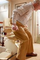 Brooks 80 Curved Stairlift Swivel Seat