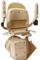 Fold the stairlift up when not required