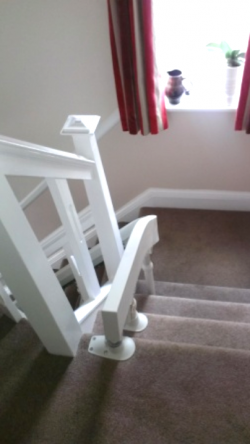 90 degree curved staircase Rail