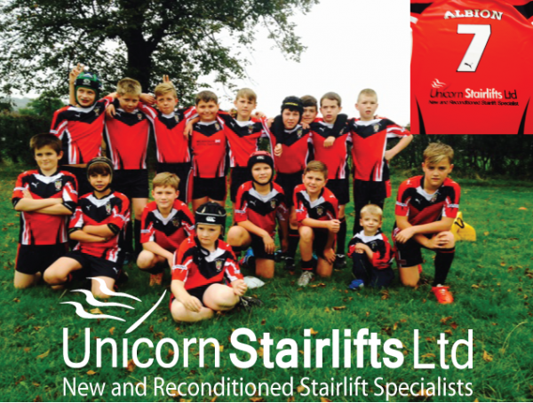 Unicorn Stairlifts Sponsors Local Rugby Team
