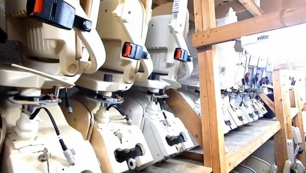 Rows of stairlifts to be reconditioned