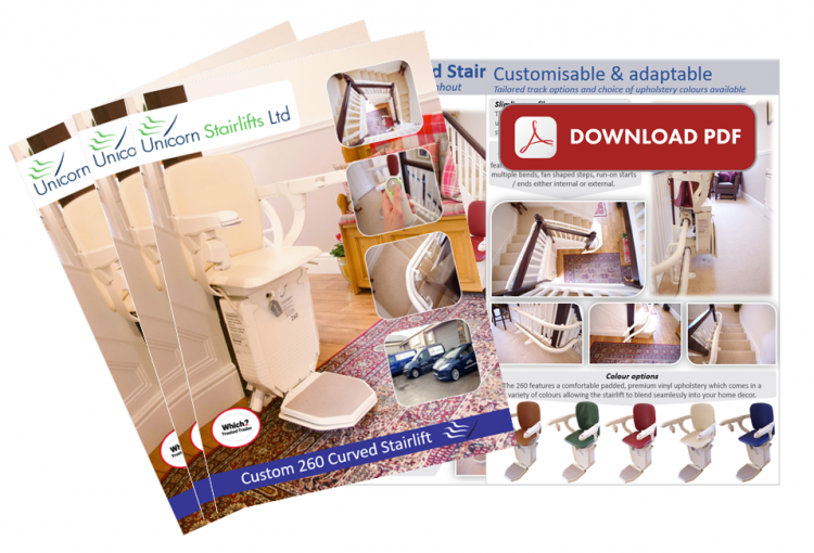 Stannah Siena Curved Stair lift Brochure
