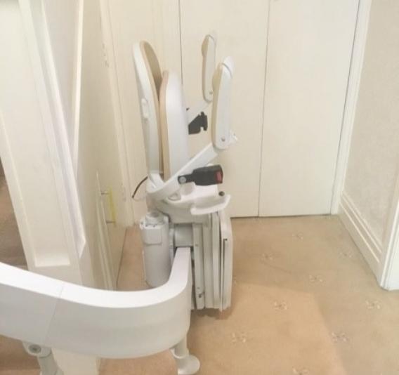 Burnley Lancashire Curved Stair lift install