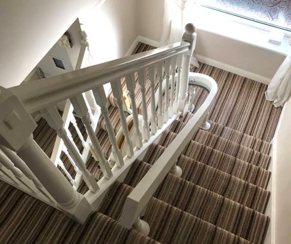 Curved Stairlift Install Blackburn Lancashire