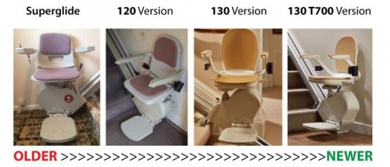 Difference between old and new Acorn stairlift models