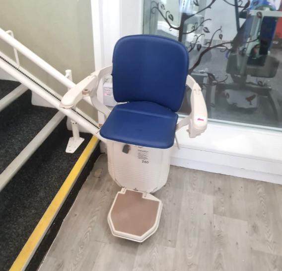 Stannah 260 Siena Stairlift installation example