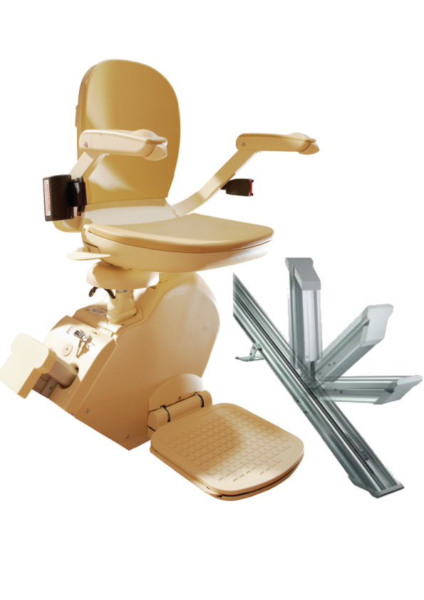 Brooks 130 Stairlift With Folding Rail