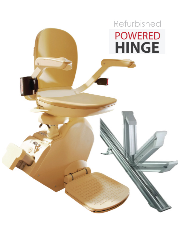 Brooks 130 Stairlift Power Hinged Rail