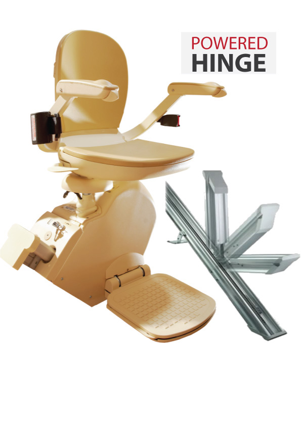 Brooks 130 Stairlift Power Hinge Rail
