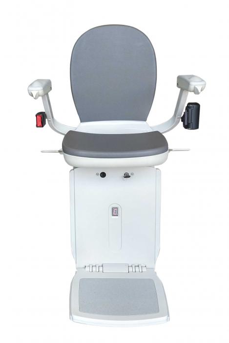 Acorn 180 Curved Stairlift Grey Colour